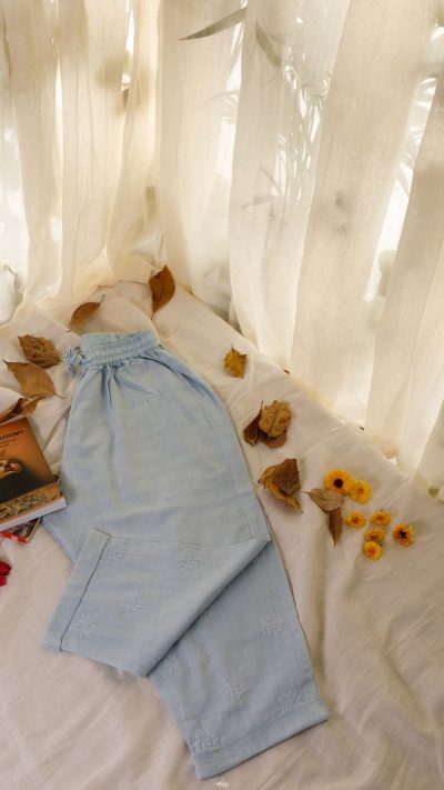 Aasmaani Chikankari Pants