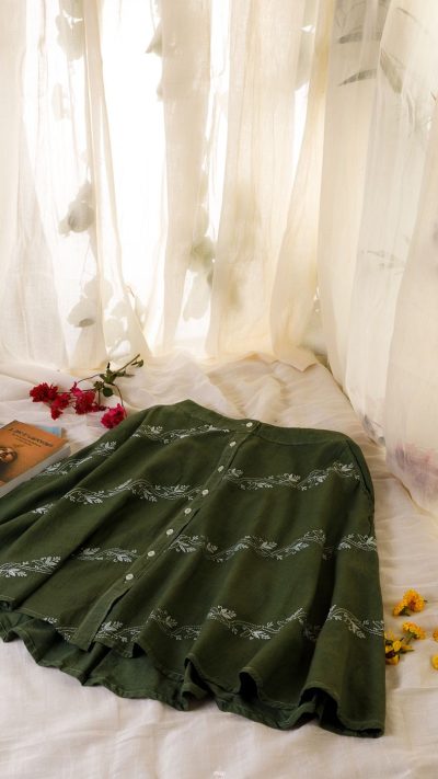 That 60s Skirt!! Forest Green